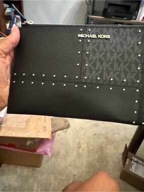 Michael Kors Black womens clutch/ wristlet